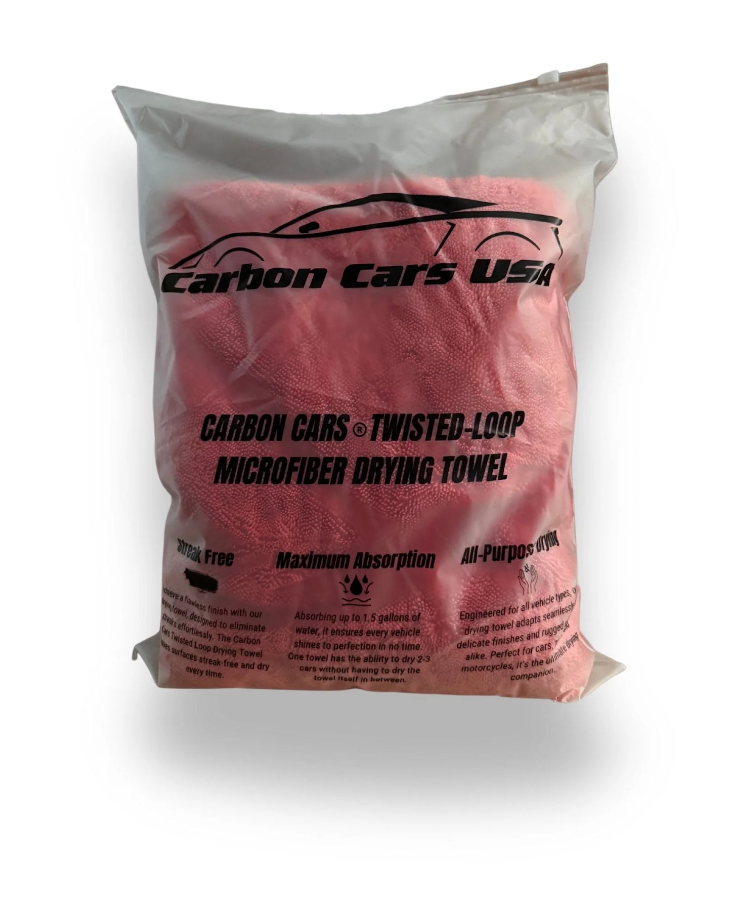 Microfiber Twisted Loop Drying Towel Package