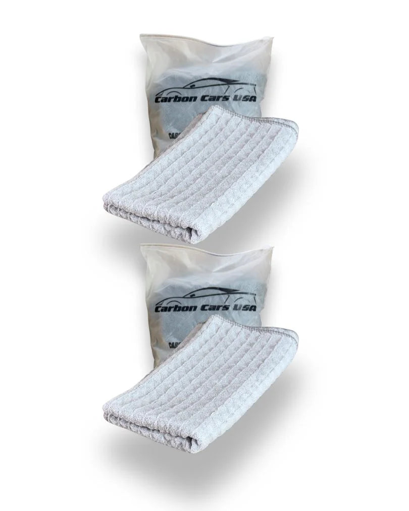 Microfiber Waffle Weave Glass Towel