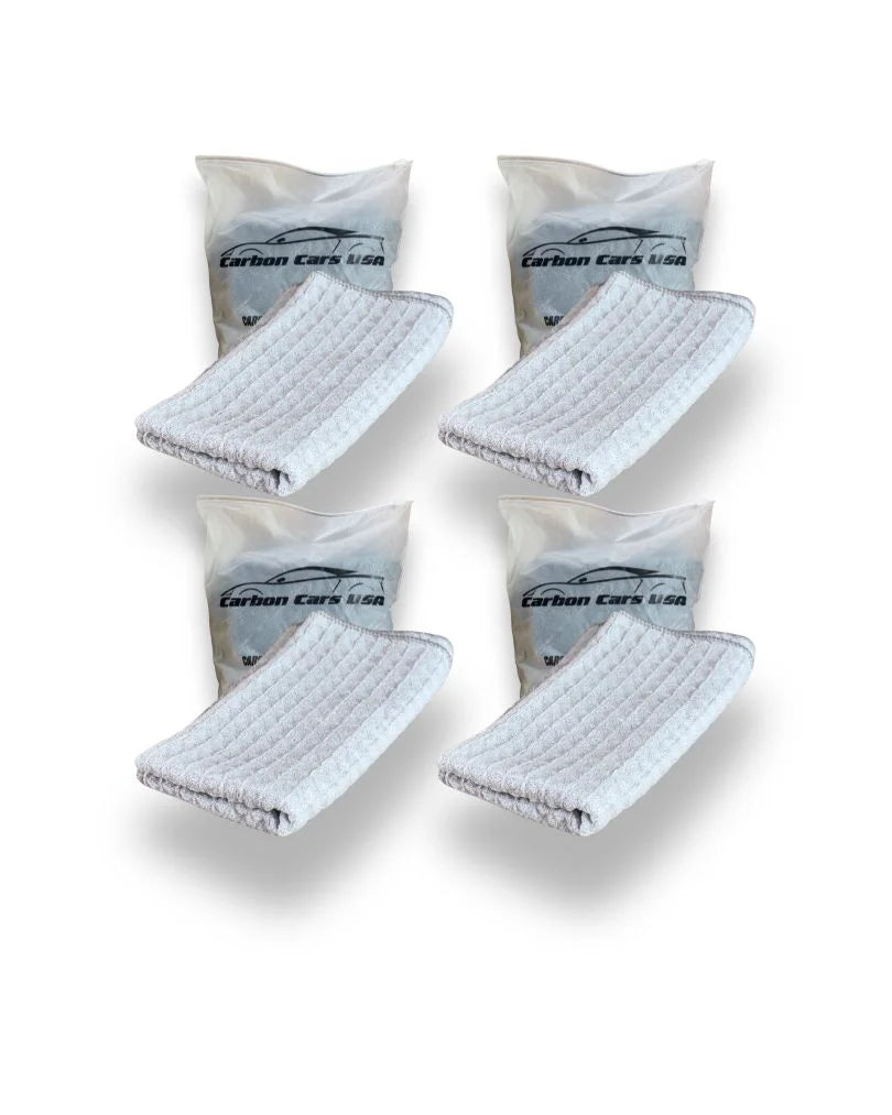 Microfiber Waffle Weave Glass Towel