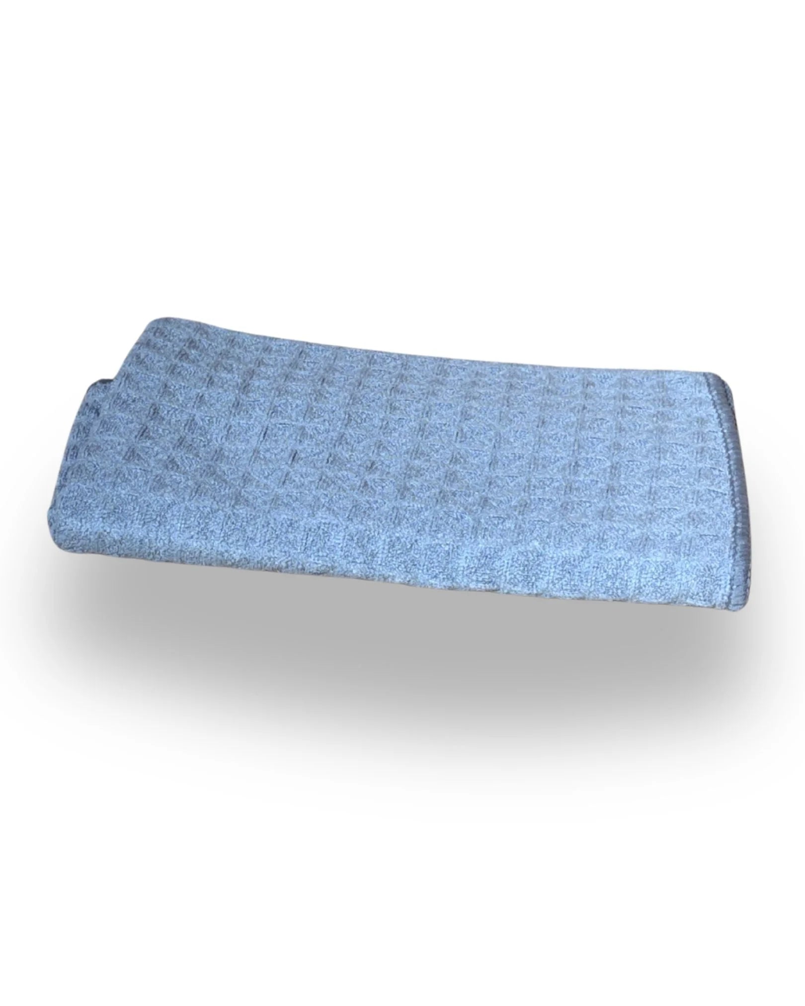 Microfiber Waffle Weave Glass Towel Folded